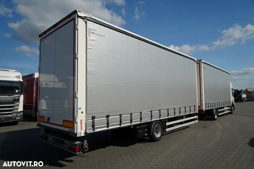 Scania P 280 / TANDEM / 4X2 / MEGA / I-PARK COOL / REMORCA WECON / SAF / - 6