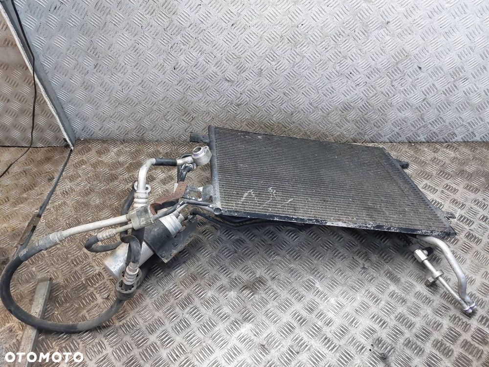 CHŁODNICA KLIMATYZACJI + PRZEWODY PASSAT B5 2.0 8V BEHR HELLA - 3