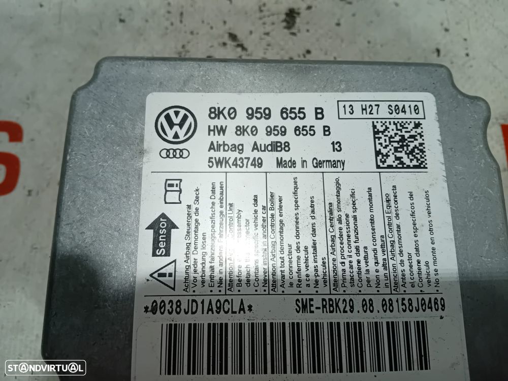 Centralina de Airbag Audi A4 B8 8K0959655B Original - 3