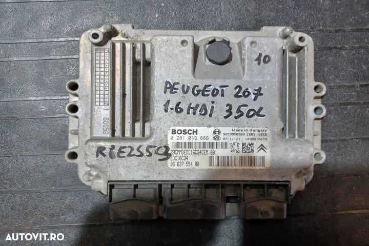 Calculator motor ECU 0281013868 - 1.6 HDI 0281013868 - 1.6 HDI Peugeo - 1