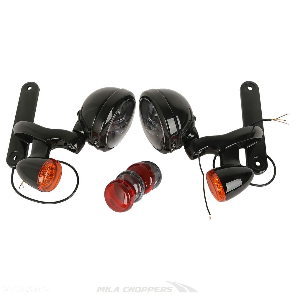 Lightbar lampa przednia + kierunkowskazy LED Harley Touring 08-23 - 4