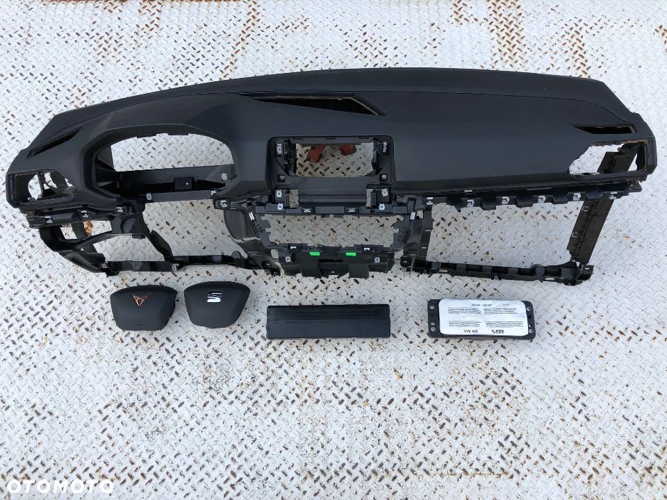 SEAT TARRACO DESKA KONSOLA KOKPIT PULPIT PÓŁKA PARAPET PODUSZKI AIRBAG AIR BAG PASY PAS oryginał !!! - 5