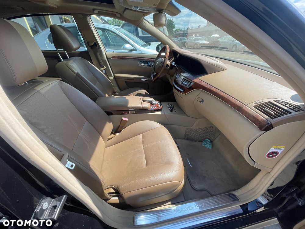 Mercedes Benz W221 LONG FOTELE BOCZKI 204 Skóra - kolor brązowy - 3