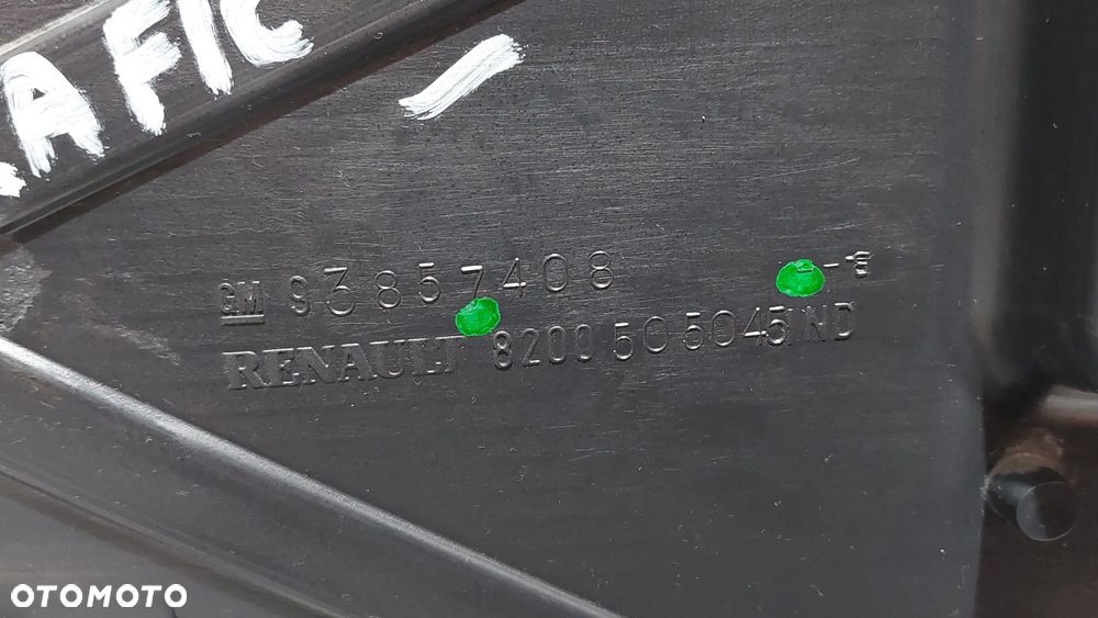 OSŁONA DOLNA PRAWA RENAULT TRAFIC II 2 R2013 NR 8200505045 - 2