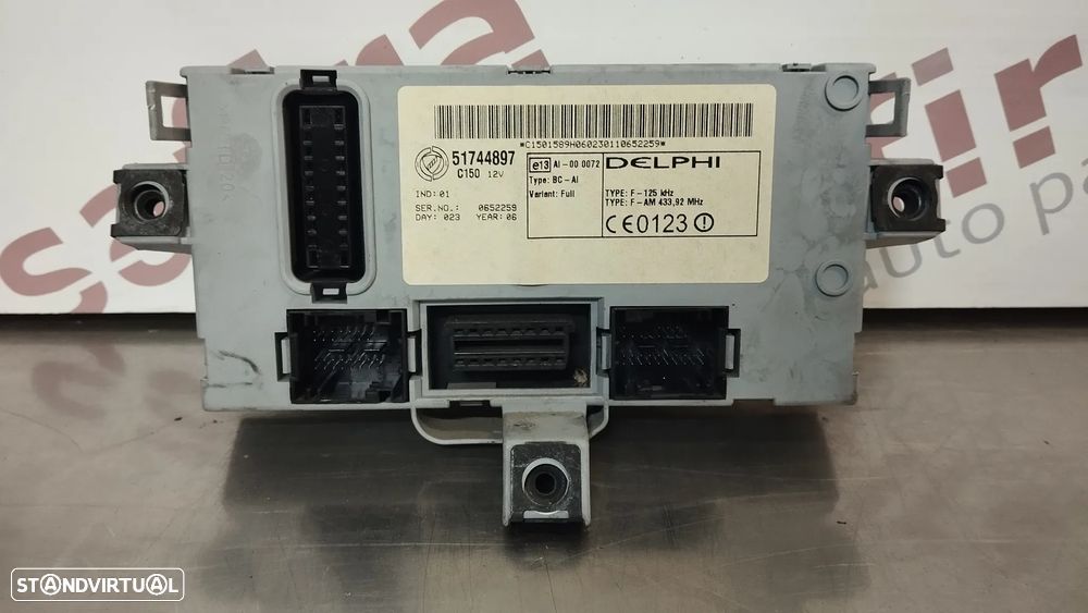 MODULO BCM BSI UCH FIAT PUNTO / DOBLO REF 51744897 - 1
