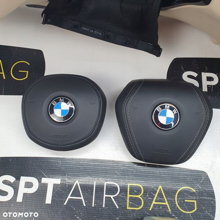 BMW SERIA 6 G32 DESKA ROZDZIELCZA KONSOLA KOKPIT PULPIT PODUSZKI AIRBAG AIR BAG PASY KURTYNY KIT SET - 10