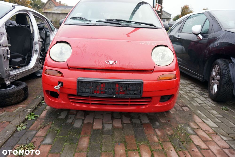 MASKA ZDERZAK BŁOTNIKI LAMPY MATIZ M100  DAEWOO 1998-2007 CZERWONY PRZÓD KOMPLETNY - 22