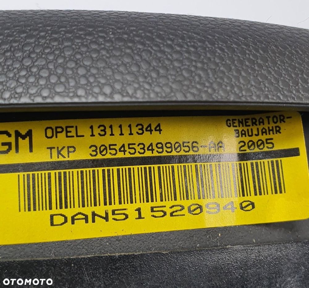 PODUSZKA POWIETRZNA KIEROWCY AIRBAG OPEL ASTRA III H 13111344 - 3