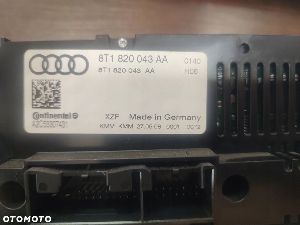 AUDI A4 B8 PANEL KLIMATYZACJI 8T1820043AA - 5