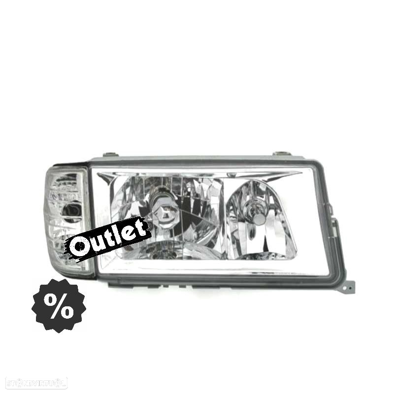 R145660C1 FAROL ESQ MERCEDES 190 W201 82-93 FUNDO CROMADO - 5