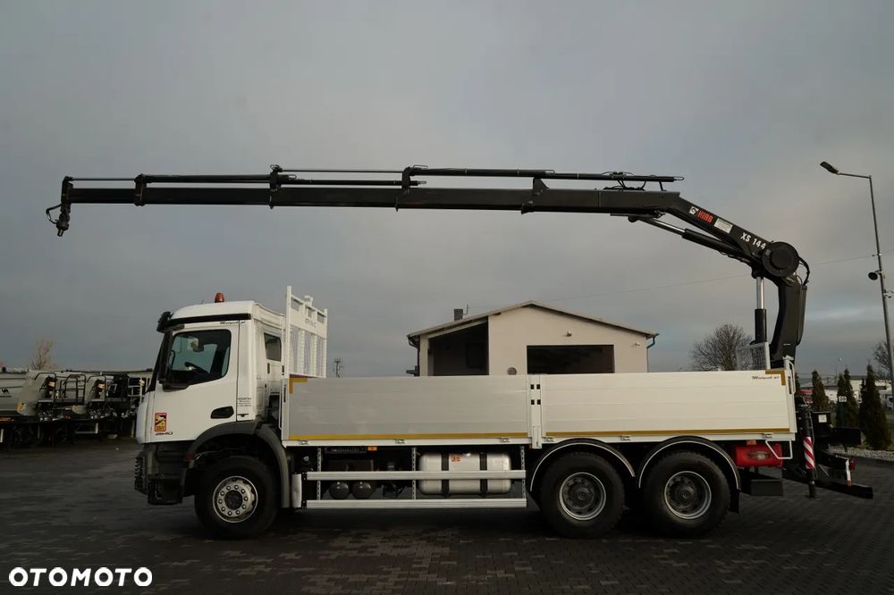 Mercedes-Benz AROCS 2640 / 6x4 / SKRZYNIOWY - 6,5 M / HDS HIAB 144 / wysów: 12,5 M / EURO 6 / STEROWANIE RADIOWE / ROTATOR / - 2
