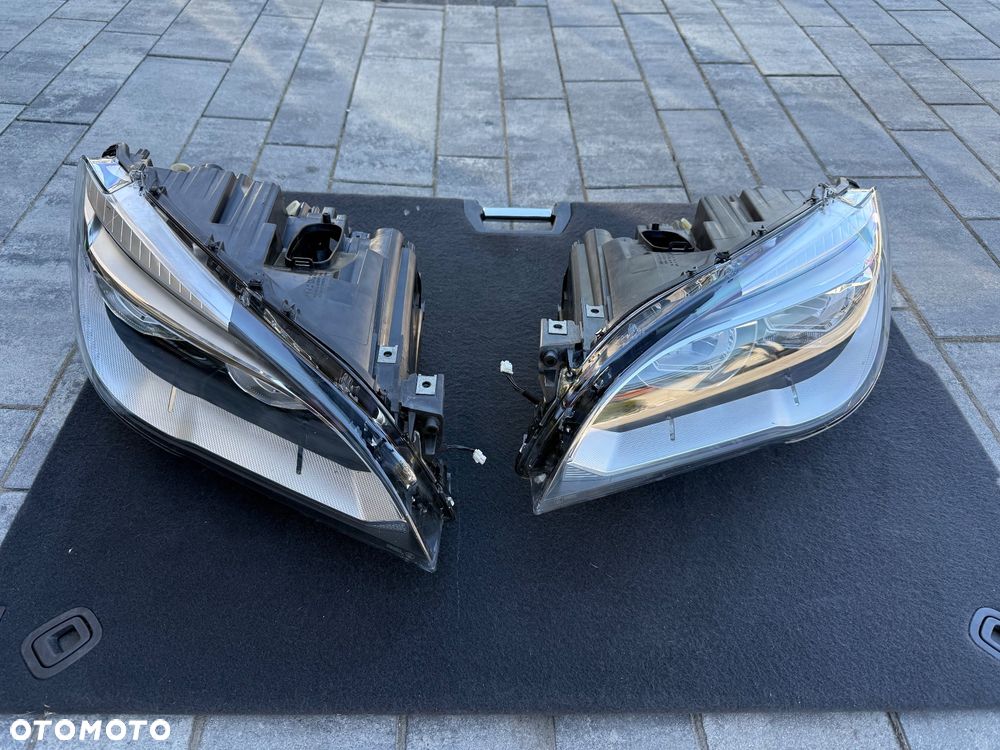 BMW oryginał seria 7 F01 F02 Adaptive Led lampa lampy reflektor przód komplet lewa prawa - 4