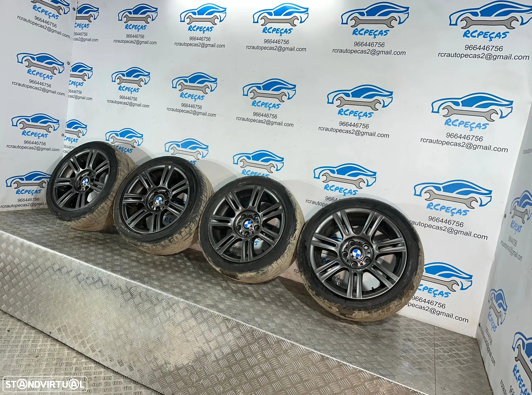 .Conjunto Jantes 17 Originais Pack M Style 194 BMW 5x120 8.0J 8.5J ET34 ET37 8036935 8036936 - 4