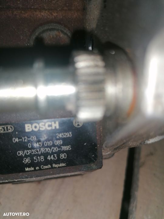 pompa inalta presiune ford focus 2, citroen, peugeot, volvo 1.6 hdi 0445010089 9651844380 - 6