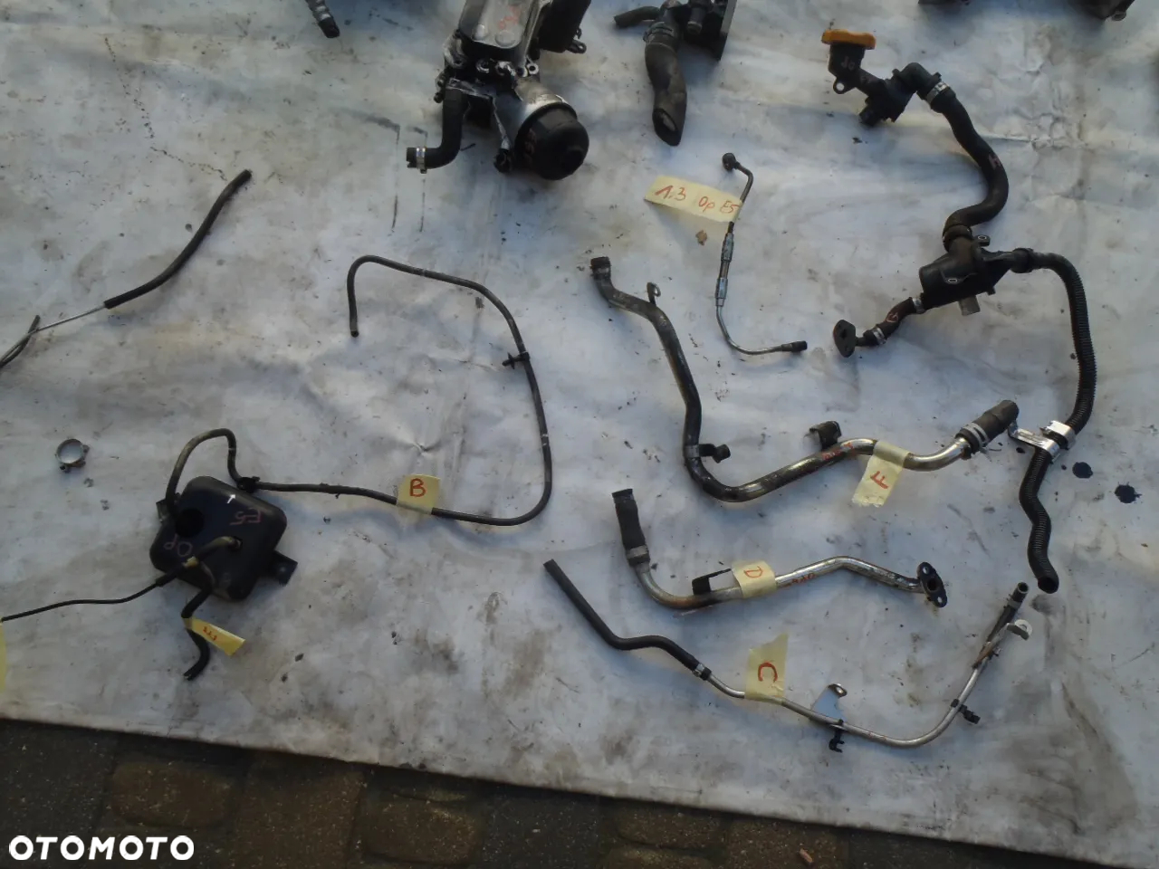 rozrusznik alternator sprężarka egr kolektor ssacy wydechowy silnik opel astra J corsa D Combo meriva B 1.3 ctdi - 38