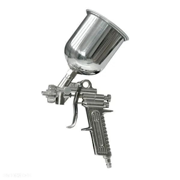 Pistolet do lakierowania górny zbiornik metalowy 1/4 PANSAM - 1