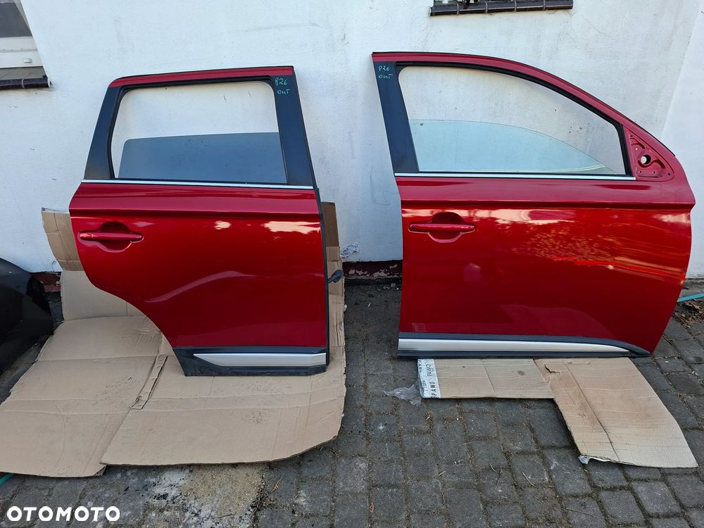 MITSUBISHI OUTLANDER III 3 15- DRZWI PRAWA STRONA P26 CZERWONE BORDOWE - 2