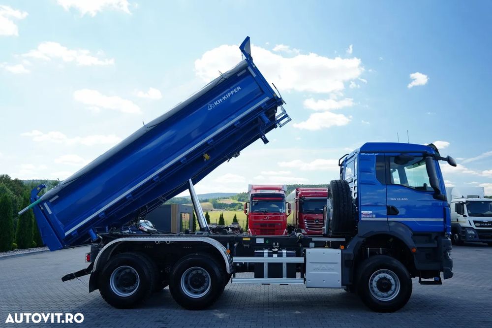 MAN TGS 33.480 / 6X6 / BASCULATOR 3 LATE / KH KIPPER / HYDROBRAD / AUTOMAT / EURO 6 - 6