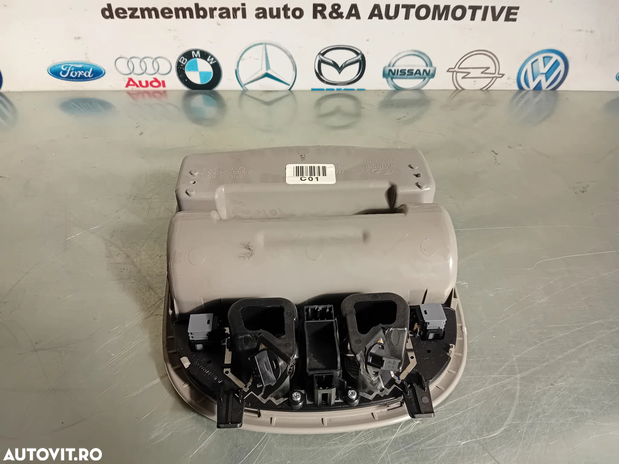 Plafoniera Fata Completa Suport Ochelari Hyundai Santa Fe 2 II An 2006-2012 - 6