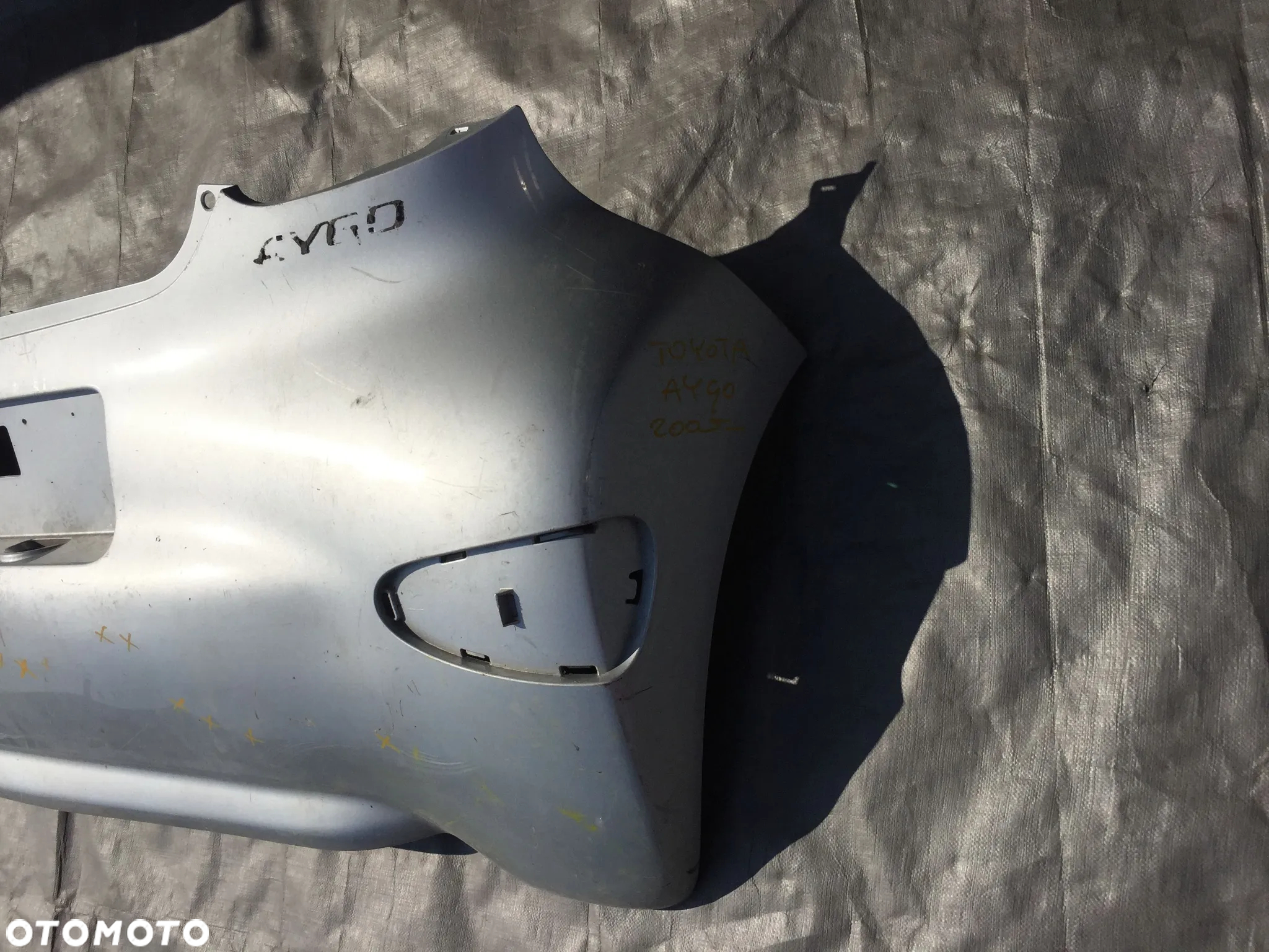 TOYOTA AYGO I 2005-2014 ZDERZAK TYLNY TYŁ - 9