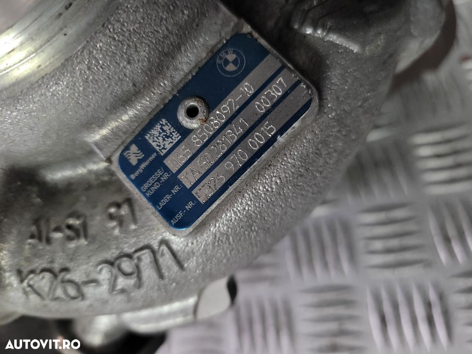 Turbo Turbina Mare Bmw 3.0D 3.5D 4.0D N57 313 CP F06 F10 F11 F12 F13 F15 F16 F25 F26 F07 X5 X6 X3 X - 6