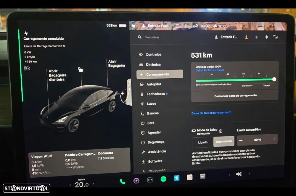 Tesla Model 3 Long Range Tração Integral - 9