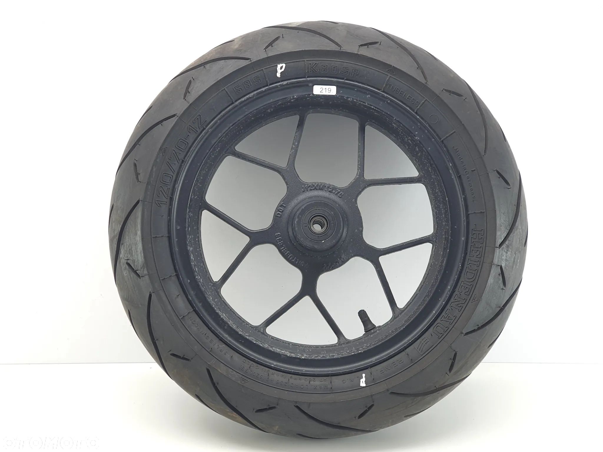 Kolo Przod Felga Opona 120/70-12 Skuter Kumpan Electric - 1