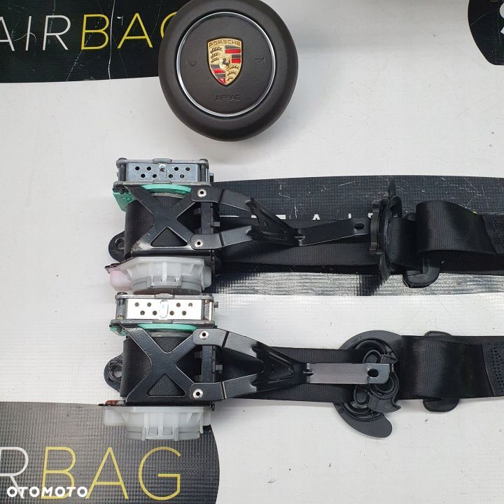 PORSCHE CAYENNE II 2 LIFT DESKA ROZDZIELCZA KONSOLA KOKPIT PULPIT PODUSZKI AIRBAG AIR BAG PASY KIT SET - 10