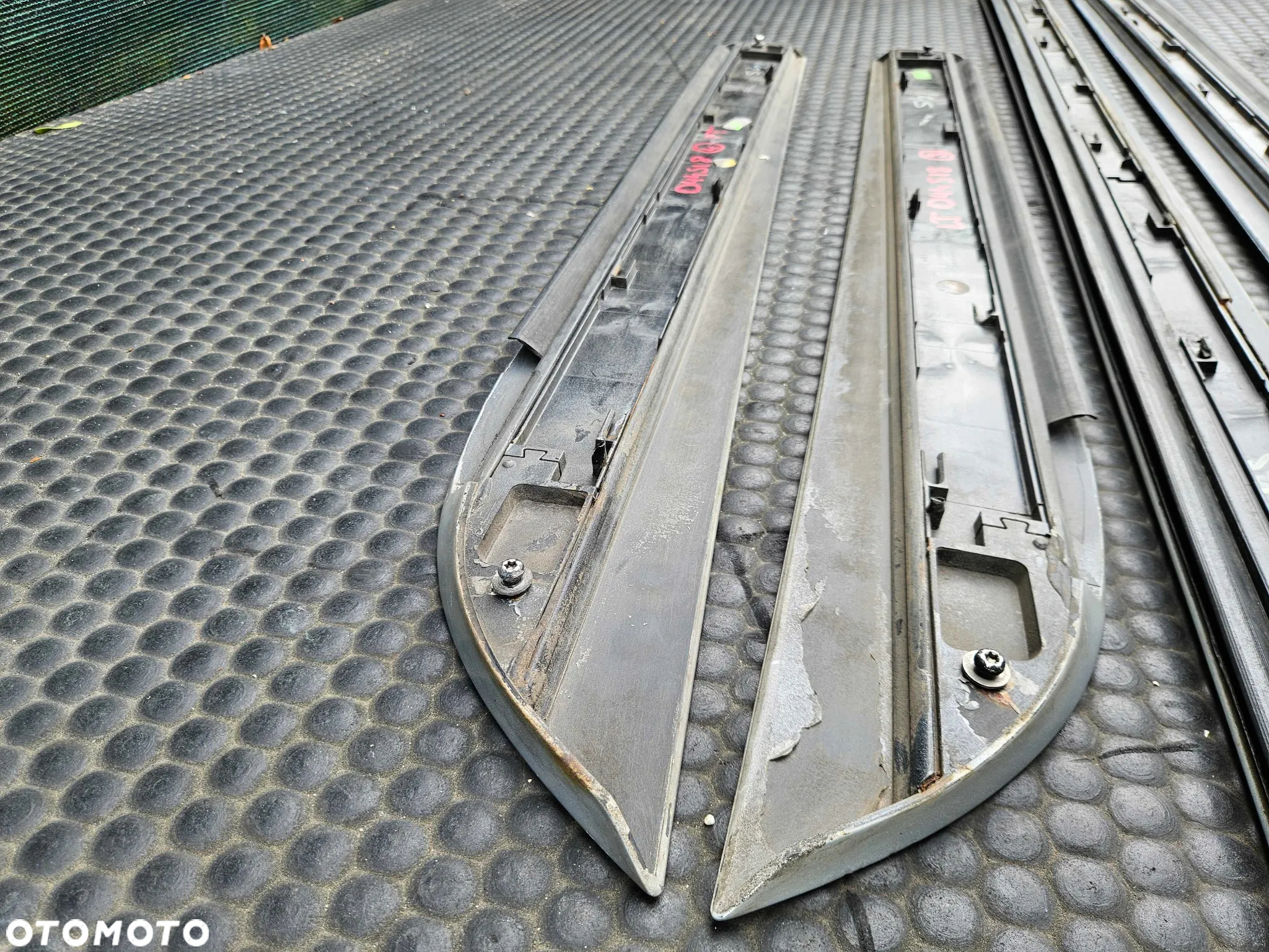 Listwa Listwy Drzwi Srebrne LY7W Dolne Komplet Audi A6 C6 Sedan Kombi Oryginalne - 33