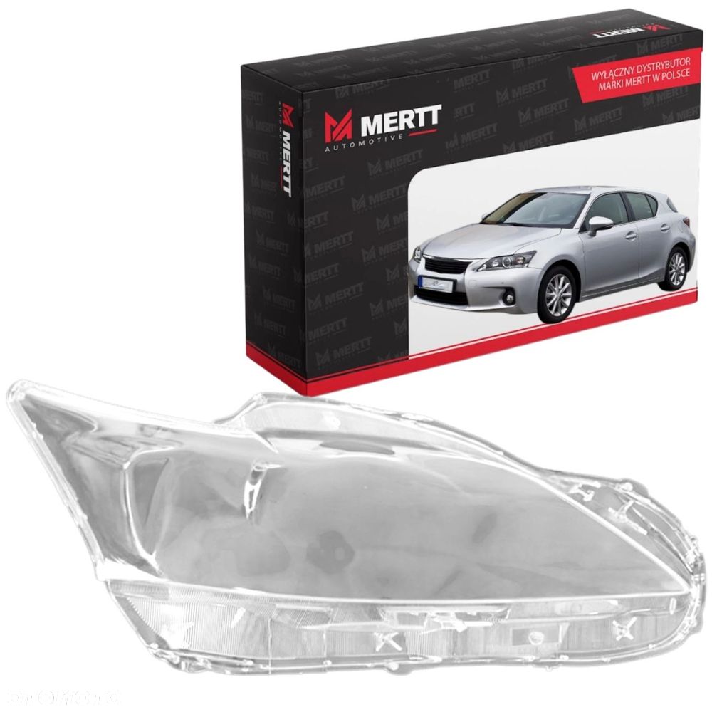 LEXUS CT 200h 2010-2013 KLOSZ PRAWY SZKŁO REFLEKTORA LAMPY PRZEDNIEJ - 1