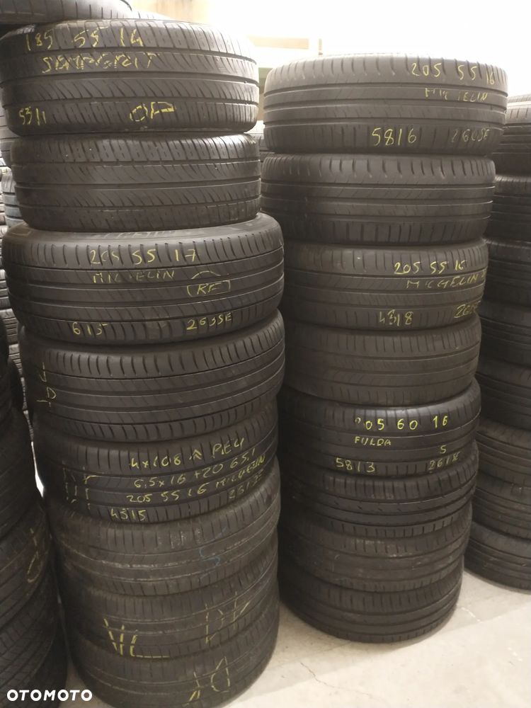 letnie opony używane 14 15 16 17" pakiet Legnica hurt 205/55R16 205/60R16 195/65R15 185/65R15 - 3