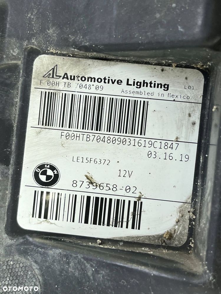 bmw g01 g02 adaptive led lampa prawa reflektor usa oe 8739658 - 13