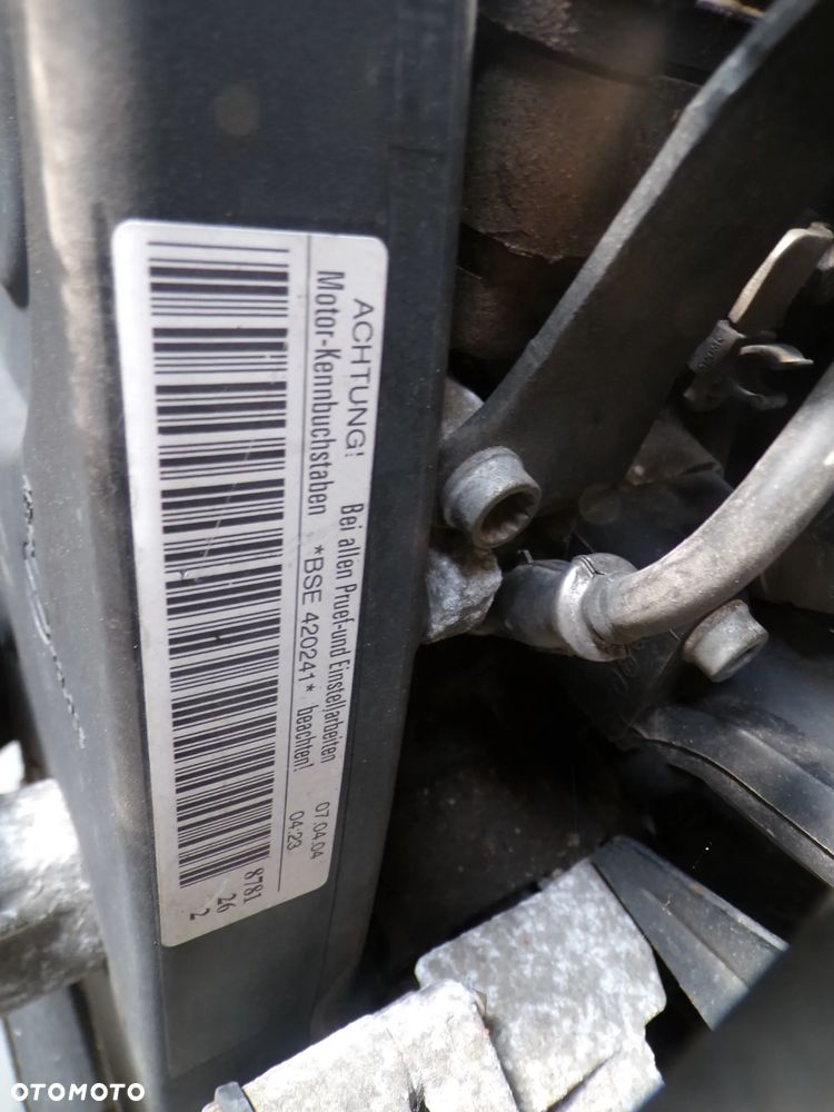 Kompletny silnik VW Golf  Audi A3 1.6 MPI BSE BGU - 2