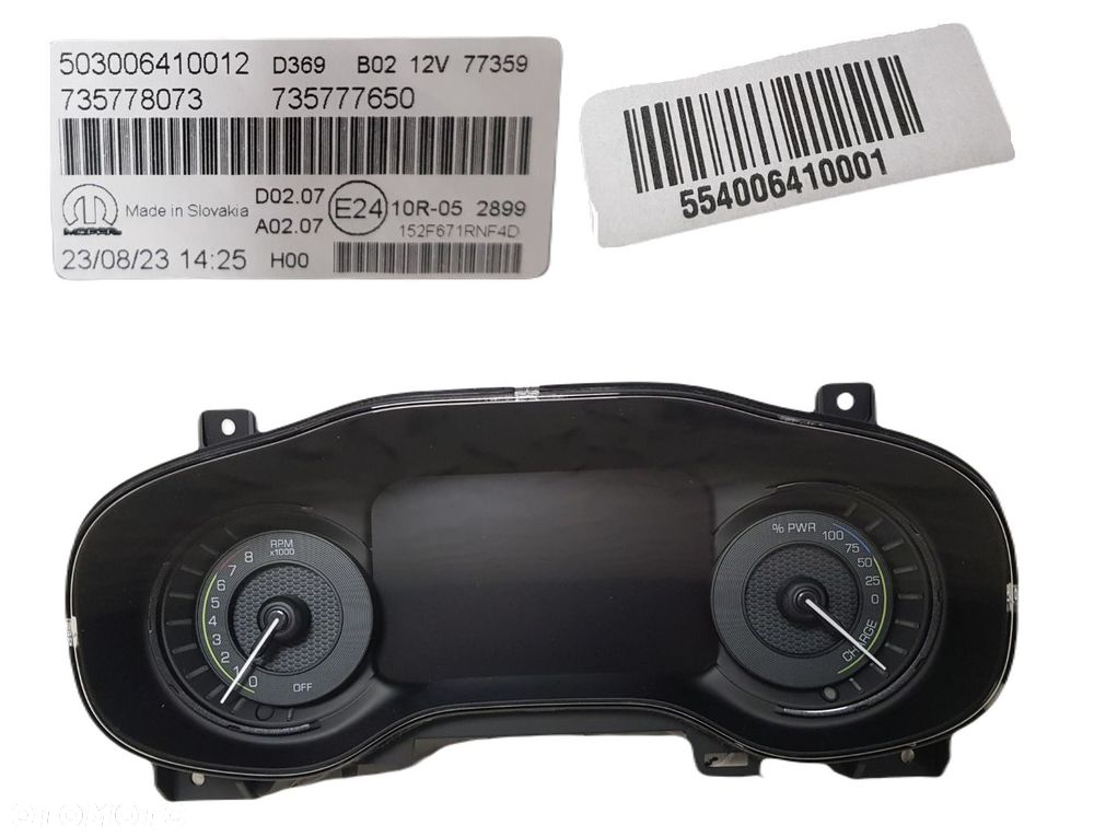 FABRYCZNIE NOWE ORYGINALNE ZEGARY LICZNIK JEEP COMPAS II RENEGADE 15-25 735777650 - 1