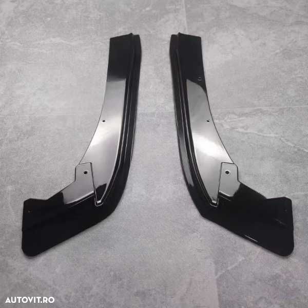 Extensii Splitere Prelungiri Extensie Bara Spate BMW F30, Negru Lucios - 1
