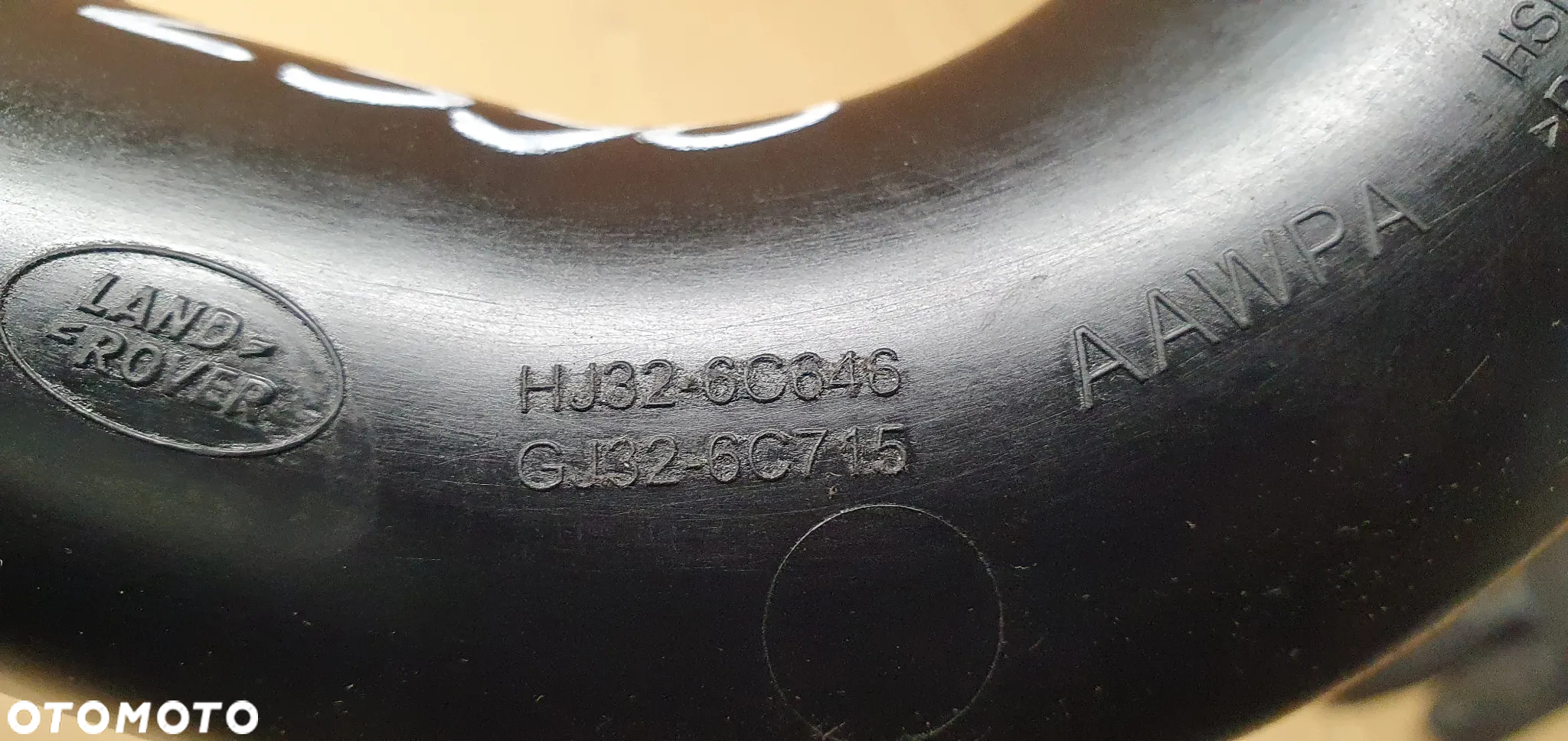 Przewód wąż rura intercoolera Land Rover Discovery Sport L550 2.0 D GJ326C782AA - 9