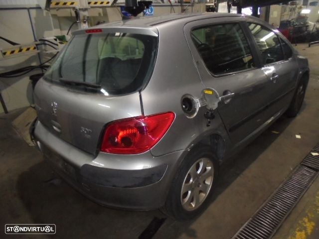 Carro MOT: 9HX  9H02 CXVEL: 20DM69 PEUGEOT 307 2005 1.6 HDI 90CV 5P CINZA DIESEL - 3