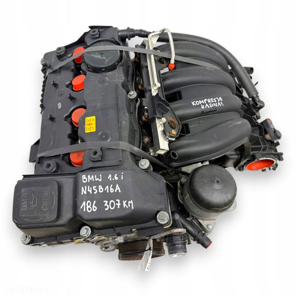 SILNIK N45B16A BMW E46 E81 E87 E90 E91 1.6 116 316 i N45B16 kompletny - 12