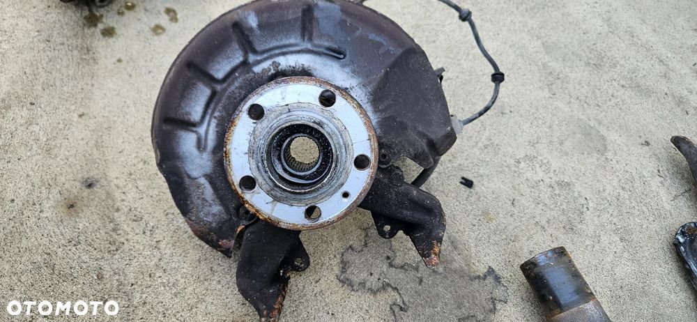 Zwrotnica piasta prawa Amortyzator sprężyna lewy prawy przód wahacz Skoda FABIA 2 II VW Polo 6R Ibiza IV 1,2 2009r 6Q0256AC 6Q0413031BJ - 5