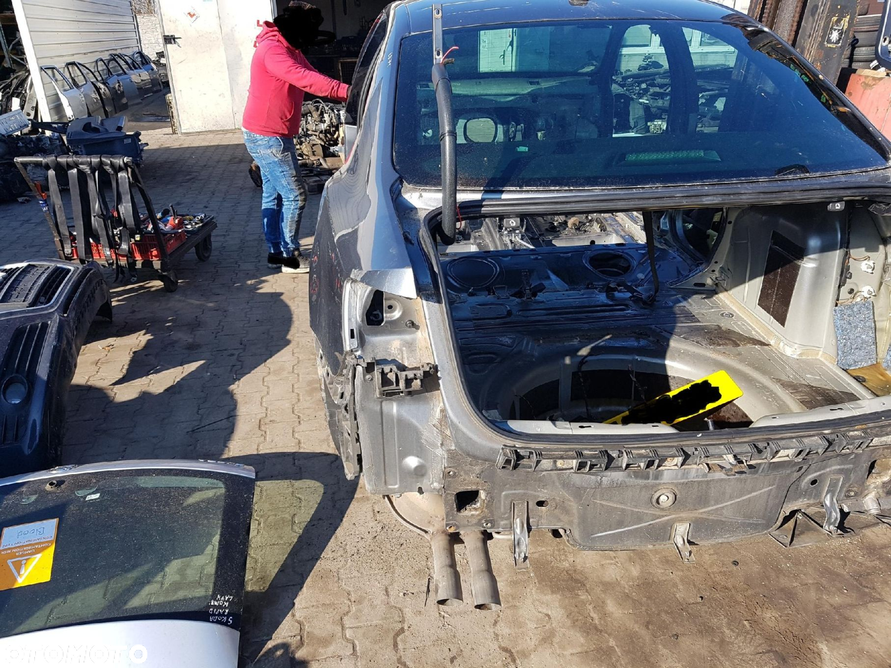VW JETTA VI 5C 10-18r BŁOTNIK ĆWIARTKA LEWA TYŁ LD7X - 3