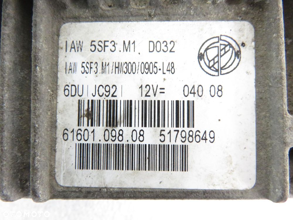 STACYJKA STEROWNIK FIAT GRANDE PUNTO IAW5SF3M1 51798649 51813197 - 13