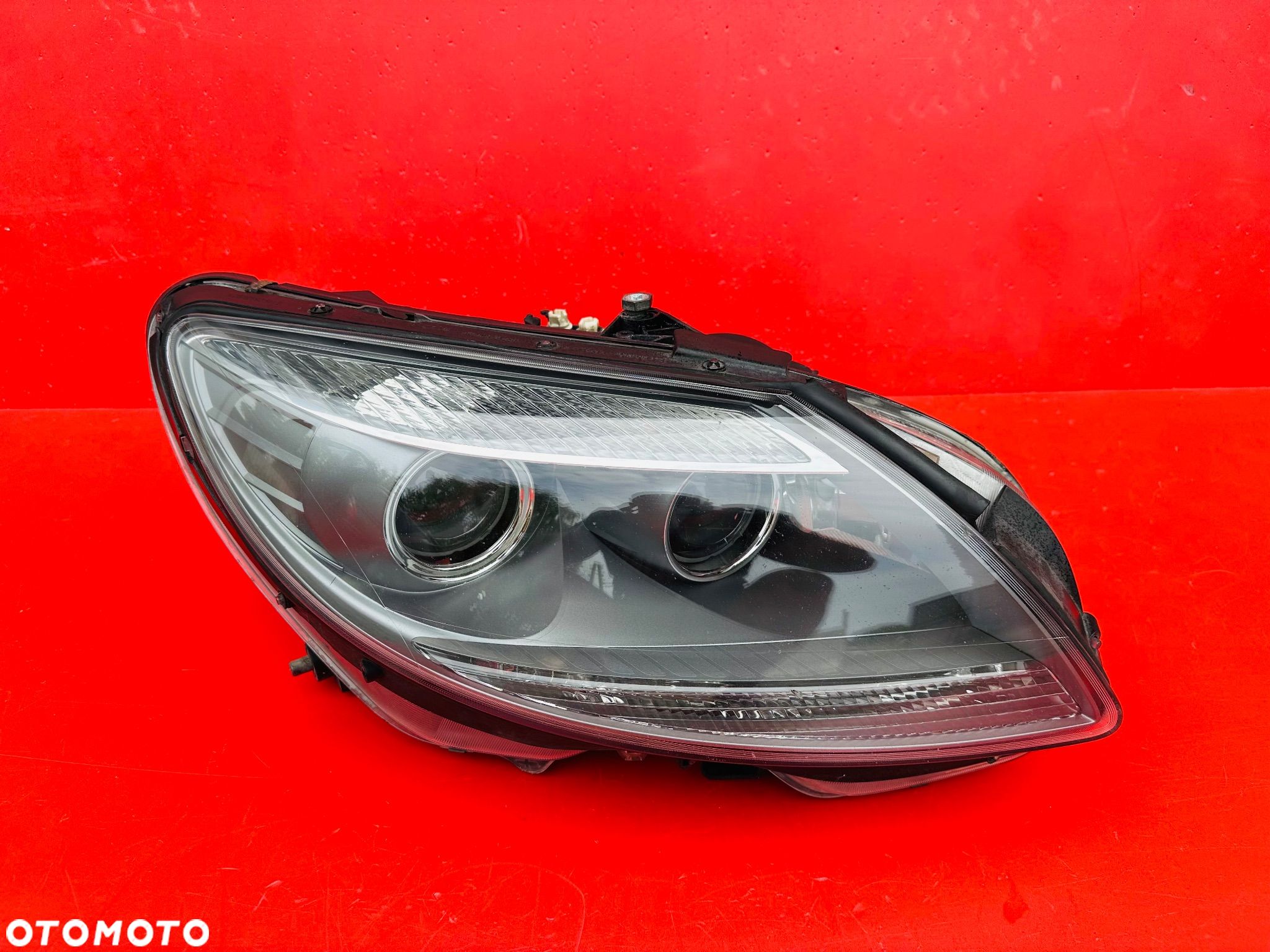 LAMPA PRAWA MERCEDES CL W216 A216 C216 AMG SZARA BI XENON BDB EU - 1