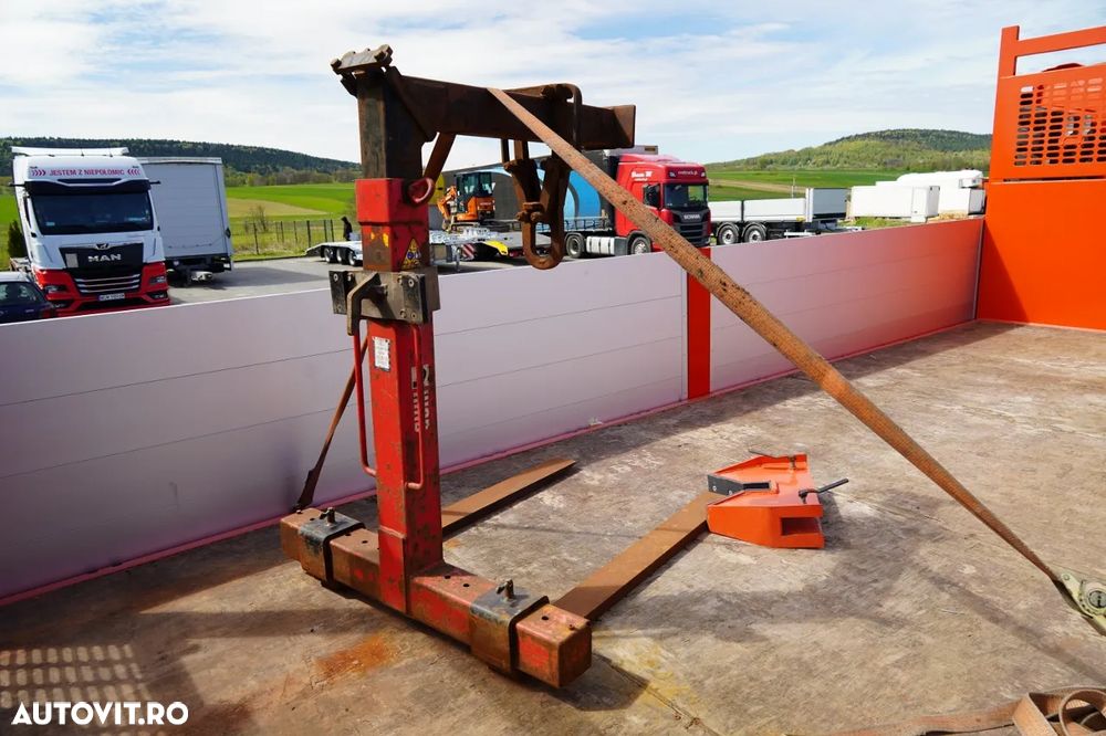 Renault C 430 / 6x4 / LIVRARE 6.2 M + CUPTOR HIAB X-DUO 188 / EXTENSIE 15 M / RADIOCOMANDĂ / FURCĂ / ROTATOARE - 23