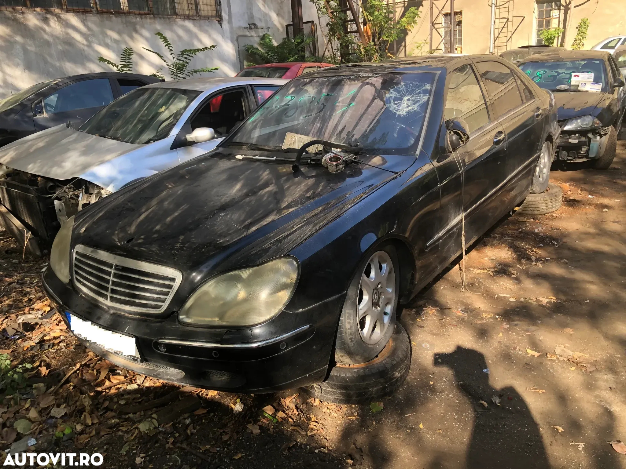 Aripa stanga fata/aripa dreapta fata Mercedes Benz S W200 negru - 6