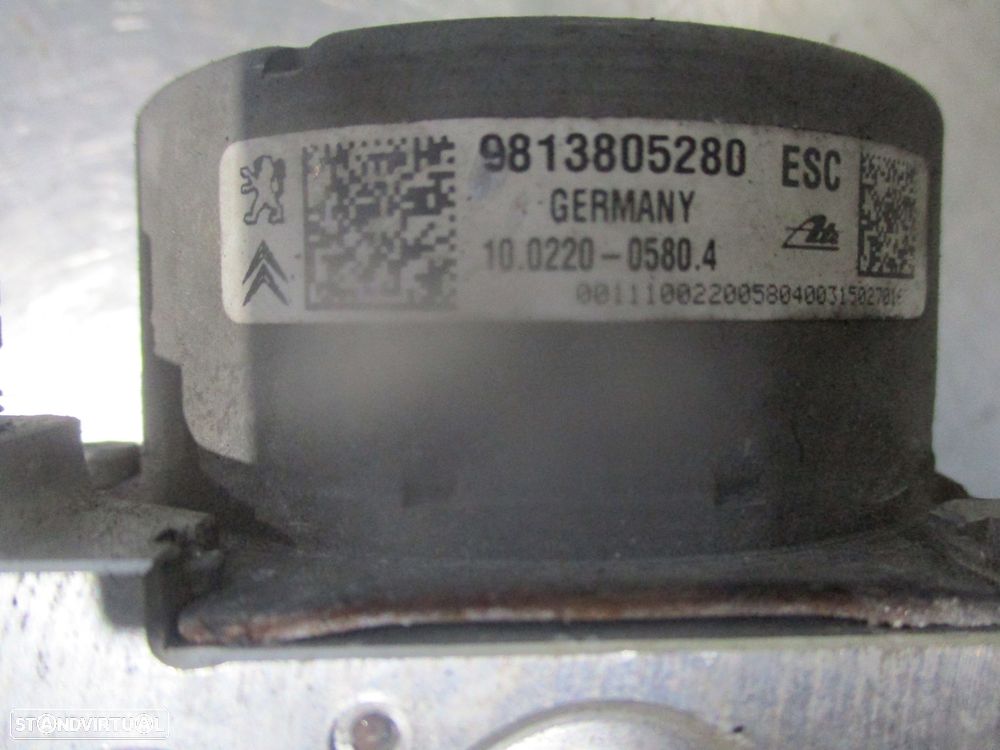 Abs 9813805280 10022005804 PEUGEOT 208 2015 1.4 HDI 70CV 5P CINZA - 4