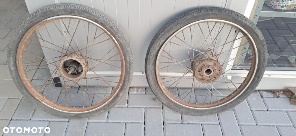 KOŁO KOŁA FELGA OPONA 2.25-19 2 1/4 KOMAR ROMET OBRĘCZ FELGI KOMARA - 1