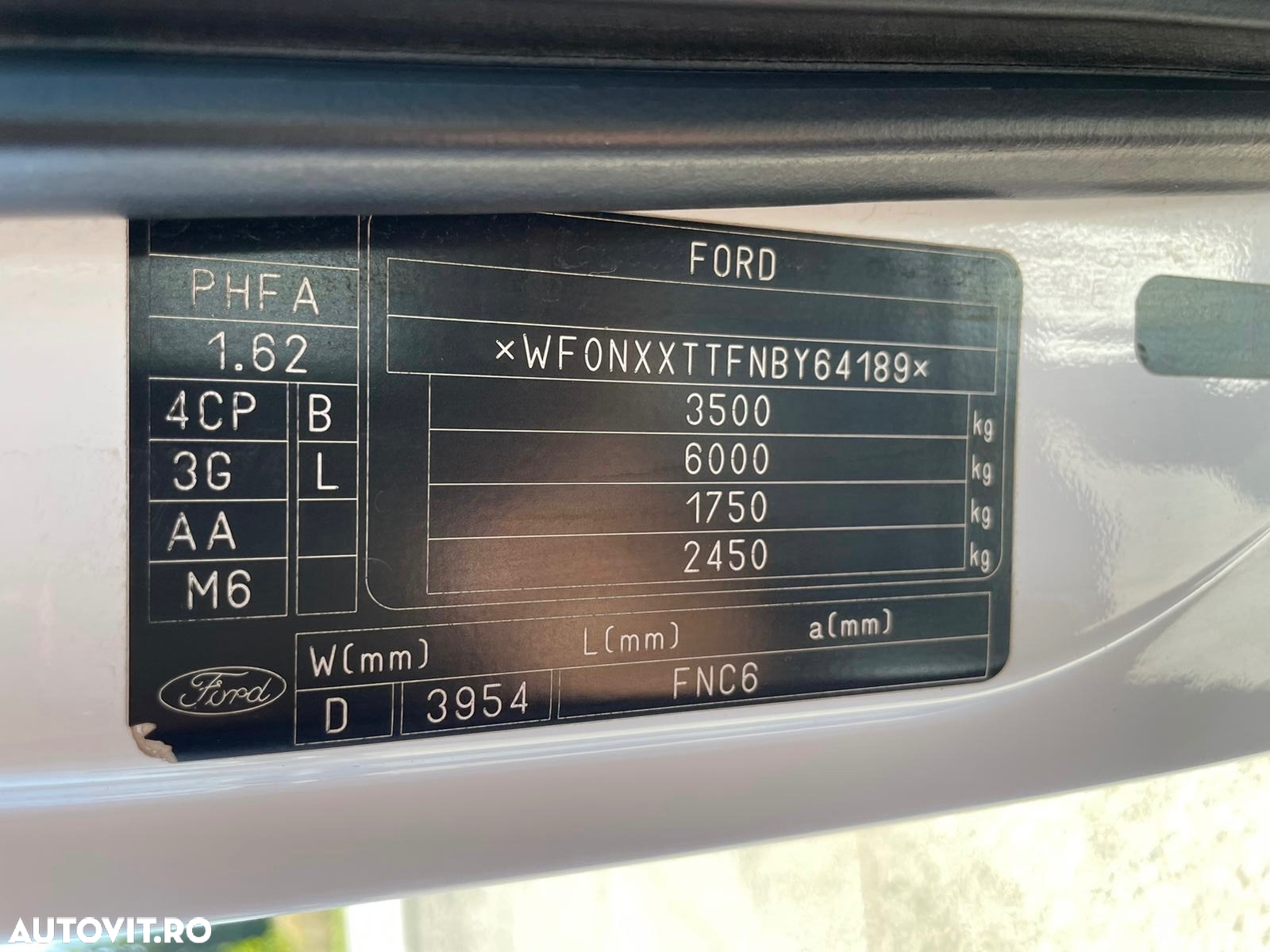 Ford Transit DOKA 7 LOCURI AXA DUBLA SPATE - 31