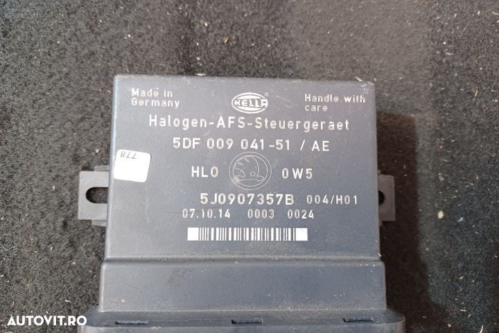 Calculator lumini 5J0907357B 5J0907357B Skoda Fabia 5J [facelift] [20 - 3