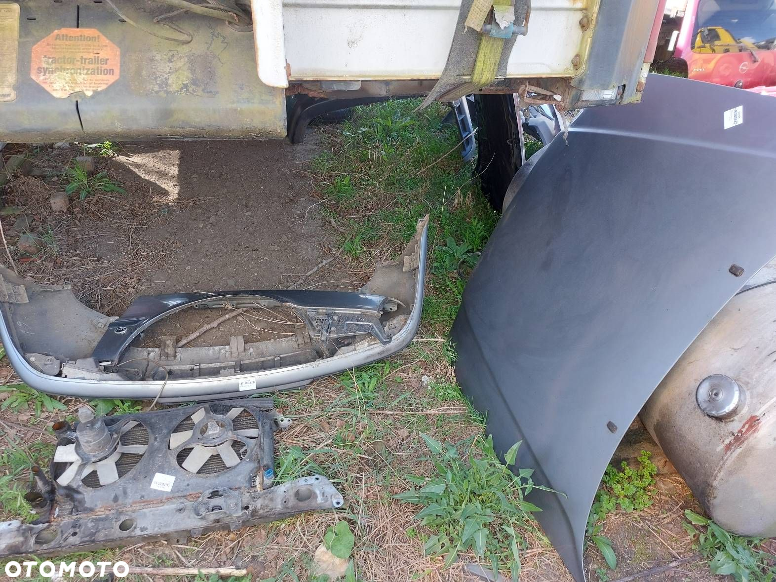 KOMPLETNY PRZÓD MASKA ZDERZAK LAMPA AUDI 80 B4 LY7P - 15