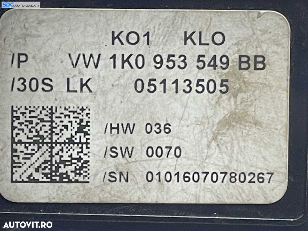 Calculator Modul Coloana Volan Skoda Octavia 2 2004 - 2013 Cod 1K0953549BB [LR0476] - 4